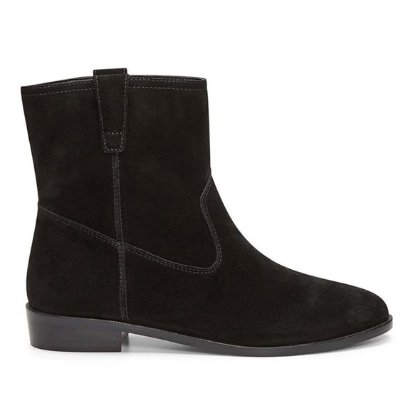 New Rebecca Minkoff Chasidy Black Suede Bootie 8 - Picture 1 of 7